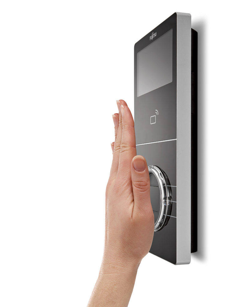 Fujitsu´s Handvenen-Scaner : PalmSecure ID Access PSN900